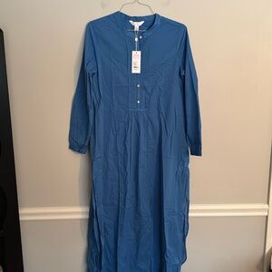 NWT Lilly Pulitzer Vassa Maxi Coverup Morelle Blue - Medium